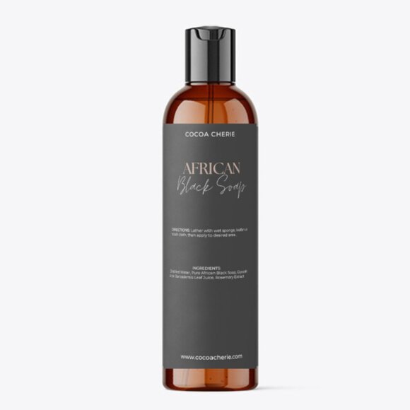 Cocoa Cherie Other - African Black Soap – 8 oz.